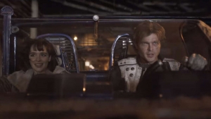 O Άλντεν Έρενραϊχ και η Εμίλια Κλαρκ στο Solo. A Star Wars Story.