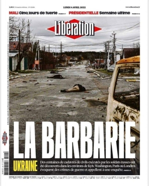 &Eta; &gamma;&alpha;&lambda;&lambda;&iota;&kappa;ή Liberation &sigma;&chi;&omicron;&lambda;&iota;ά&zeta;&epsilon;&iota; &pi;&rho;&omega;&tau;&omicron;&sigma;έ&lambda;&iota;&delta;&alpha; &tau;&eta;&nu; &alpha;&iota;&mu;&alpha;&tau;&omicron;&chi;&upsilon;&sigma;ί&alpha; &sigma;&tau;&eta;&nu; &Mu;&pi;&omicron;ύ&tau;&sigma;&alpha; &tau;&eta;&sigmaf; &Omicron;&upsilon;&kappa;&rho;&alpha;&nu;ί&alpha;&sigmaf;.