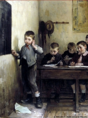 Henri Jules Jean Geoffroy, Μαθητής σε αμηχανία, 1908.